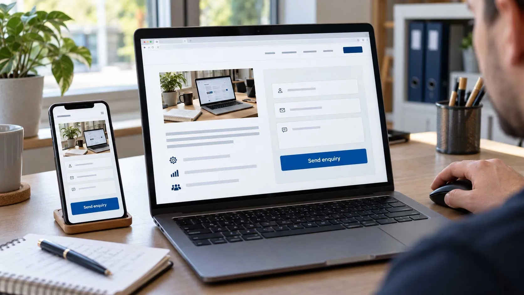 From click to enquiry